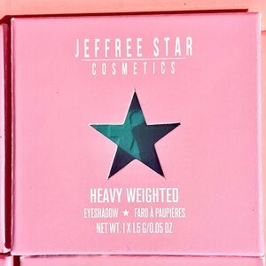 Jeffree Star Cosmetics HEAVY WEIGHTED Artistry Eyeshadow Single Turquoise Makeup